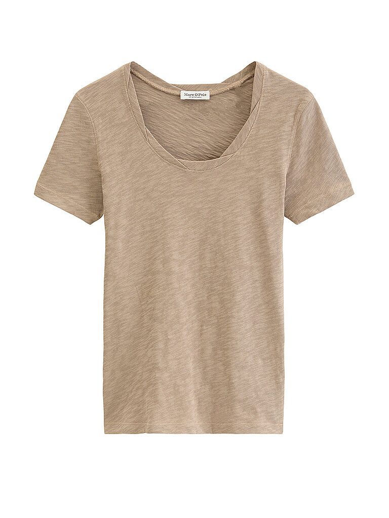 Marc O'Polo T-Shirt Light Brown XL Women